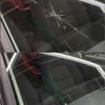 скол на стекле лобовом