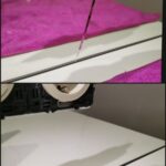 ремонт трещин на зеркале